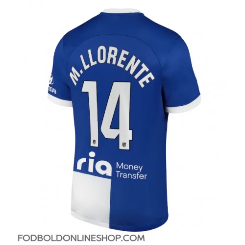 Atletico Madrid Marcos Llorente #14 Udebanetrøje 2023-24 Kortærmet